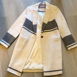 Club Monaco Cream Wool Jacket